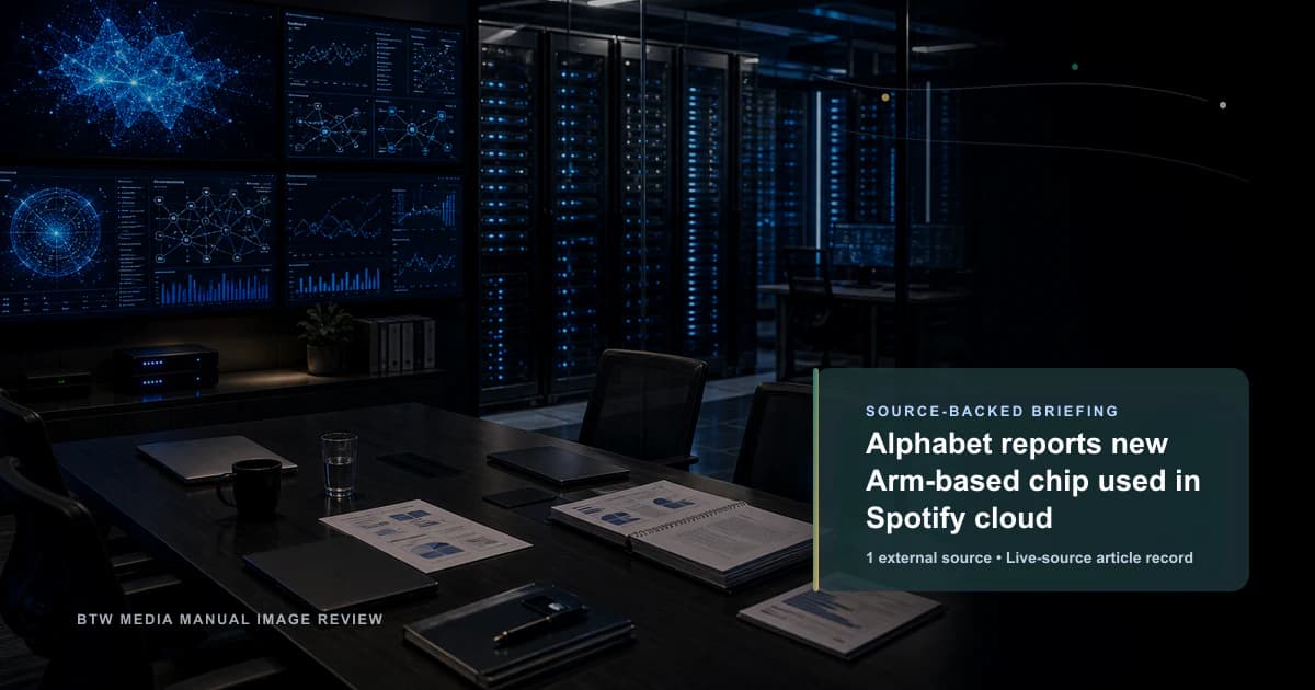 Alphabet 报告新款 Arm 芯片应用于 Spotify 云服务