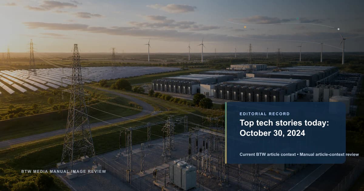 Les principales actualités tech du jour : 30 octobre 2024