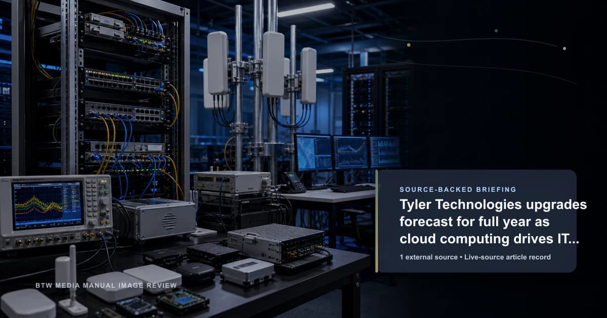 Tyler Technologies 因云计算推动 IT 需求上调全年预测