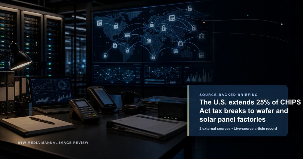 Les États-Unis étendent les crédits d'impôt de 25 % de la loi CHIPS aux usines de plaquettes et de panneaux solaires