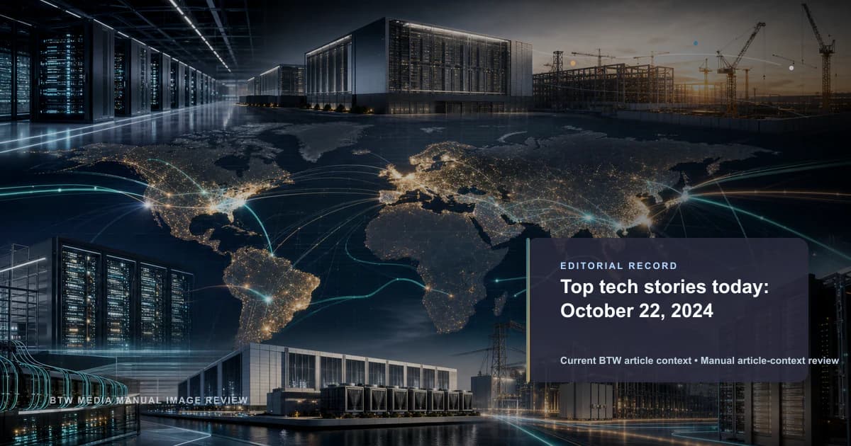 Actualités tech du jour: 22 octobre 2024