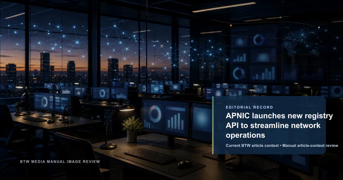APNIC lança nova API de registro para simplificar operações de rede