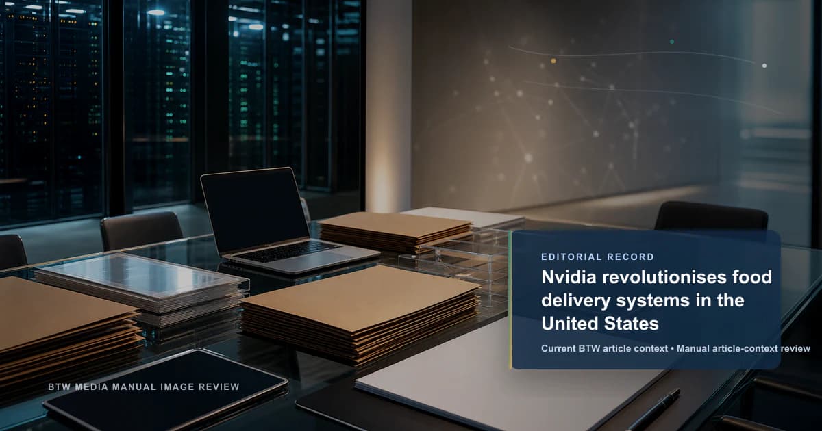 Nvidia révolutionne les systèmes de livraison alimentaire aux États-Unis