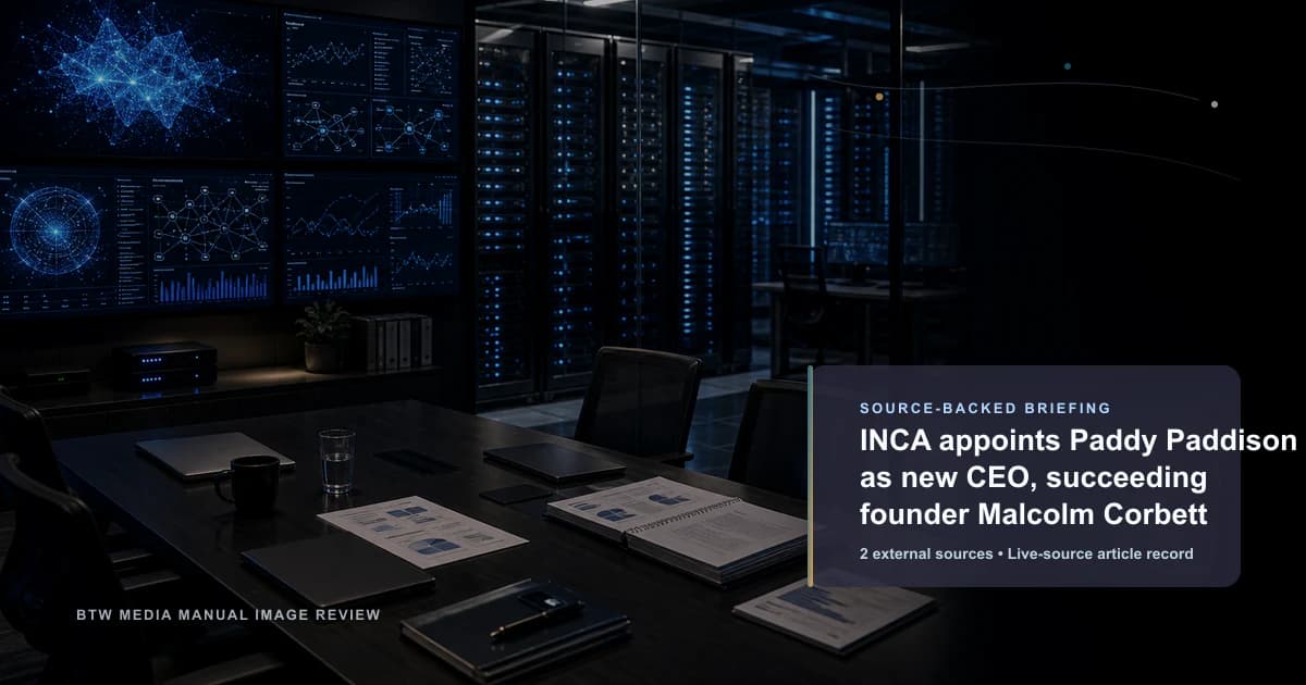 INCA nomme Paddy Paddison au poste de nouveau PDG, succédant au fondateur Malcolm Corbett