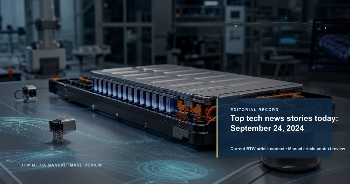 Top tech news stories today: September 24, 2024