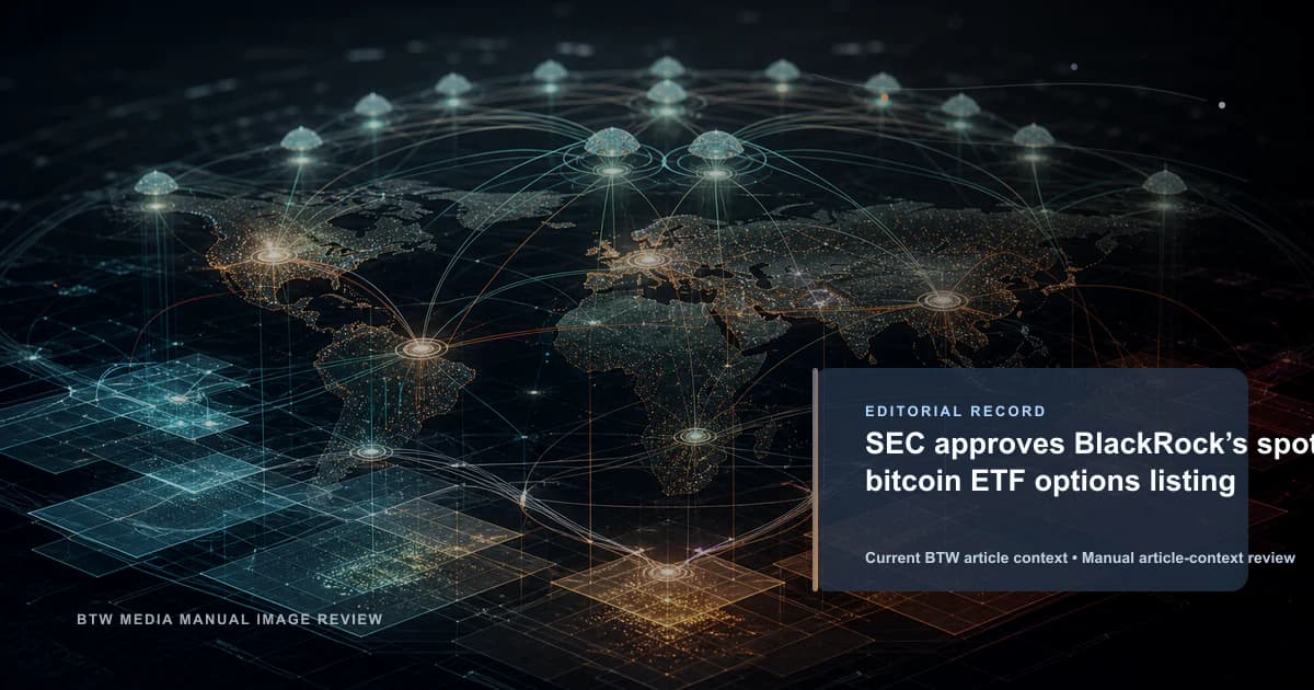 La SEC approuve la cotation d'options sur l'ETF Bitcoin spot de BlackRock