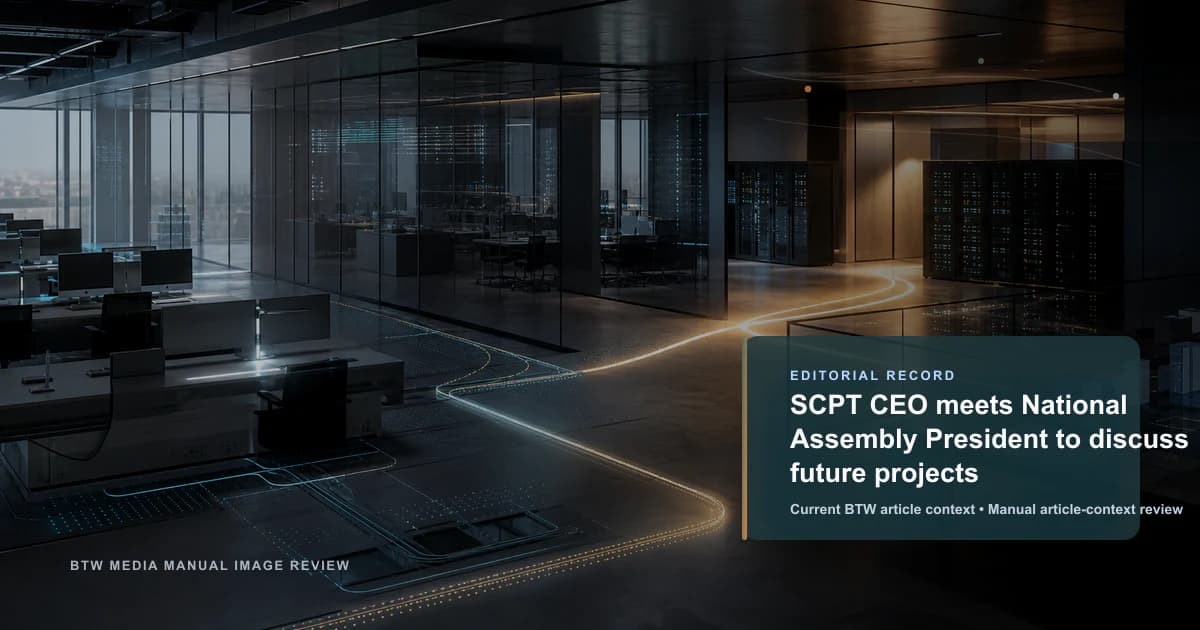 CEO de SCPT se reúne con el presidente de la Asamblea Nacional para discutir proyectos futuros