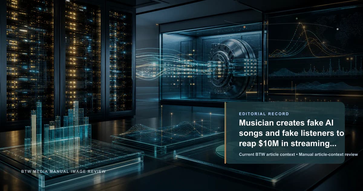 音乐人利用 AI 伪造歌曲和虚假听众,骗取千万美元流媒体版税