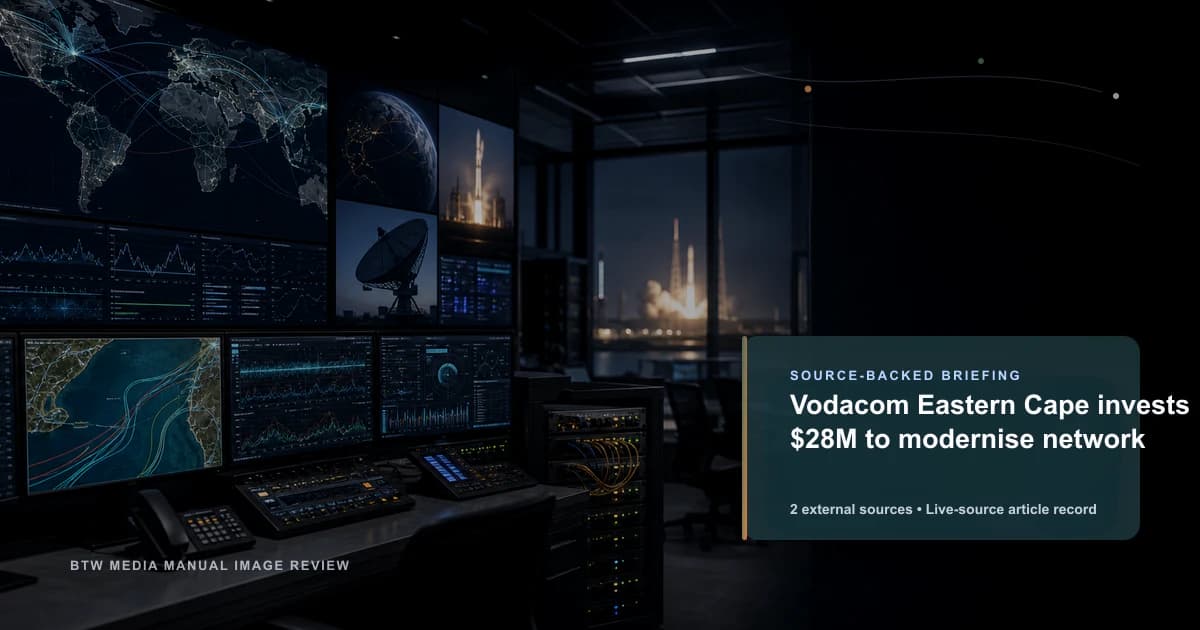 Vodacom 东开普省投资 2800 万美元用于网络现代化