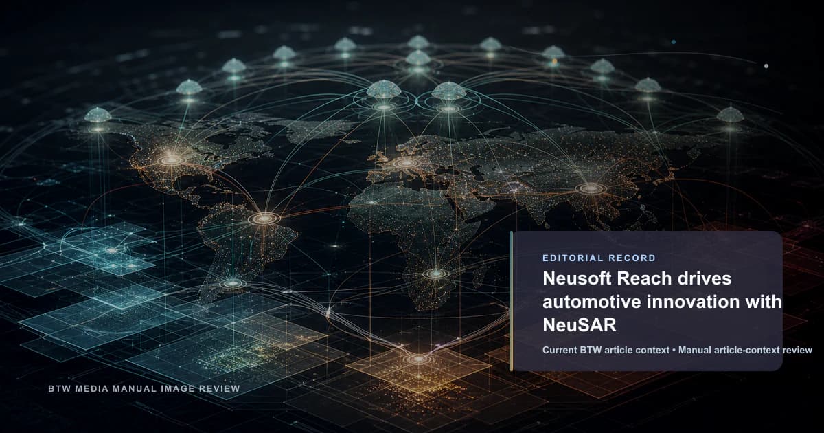 Neusoft Reach 以 NeuSAR 驱动汽车创新