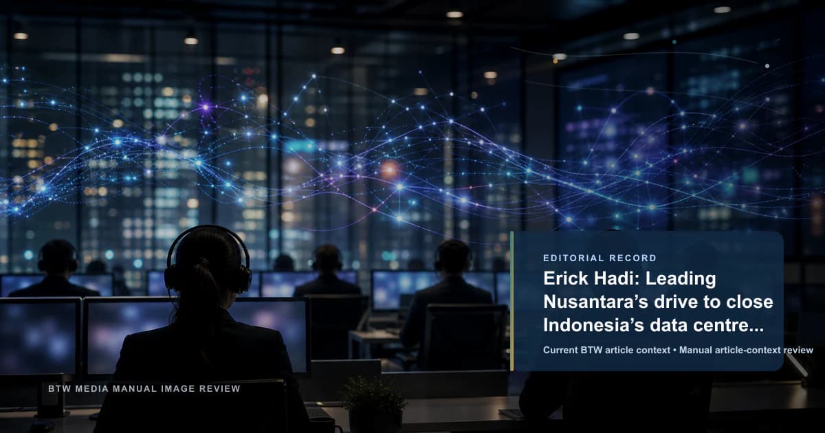 Erick Hadi: Leading Nusantara’s drive to close Indonesia’s data centre talent gap