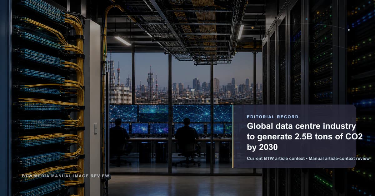 L'industrie mondiale des centres de données devrait émettre 2,5 milliards de tonnes de CO2 d'ici 2030
