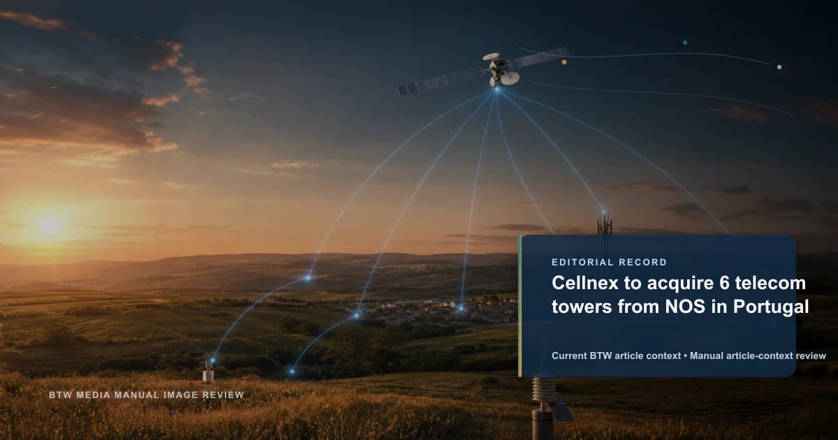 Cellnex 将收购葡萄牙 NOS 的 6 座电信塔