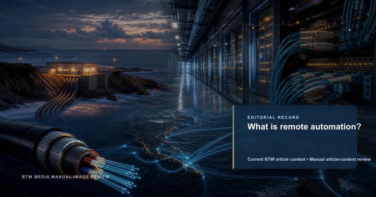 What is remote automation? reviewed editorial briefing visual