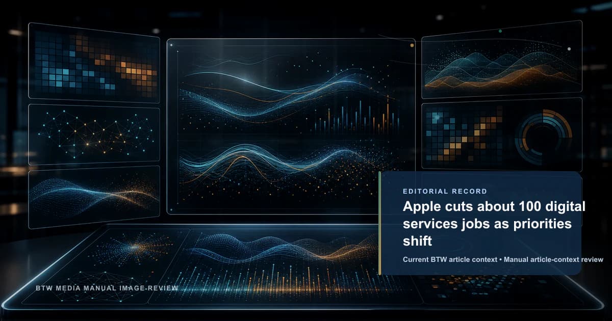 Apple 因优先级调整裁员约 100 个数字服务岗位