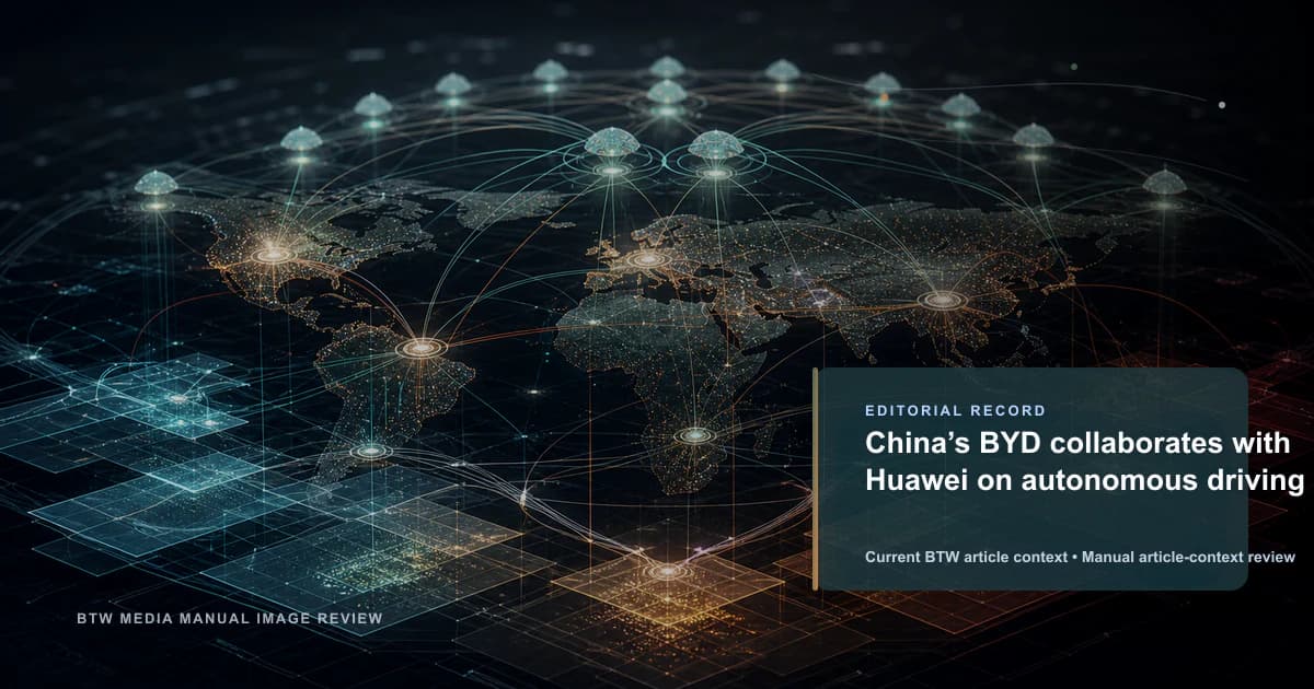 BYD de Chine collabore avec Huawei sur la conduite autonome