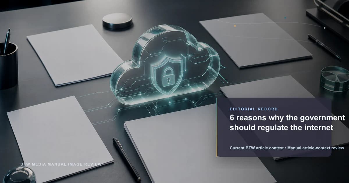 6 raisons pour lesquelles le gouvernement devrait réglementer Internet