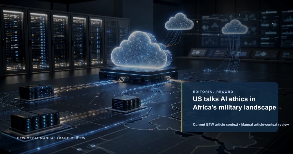 US talks AI ethics in Africa’s military landscape reviewed editorial briefing visual
