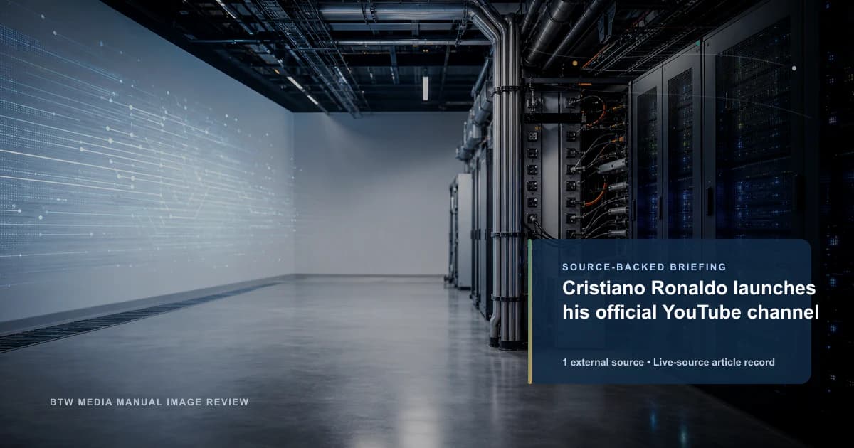 Cristiano Ronaldo lance sa chaîne YouTube officielle