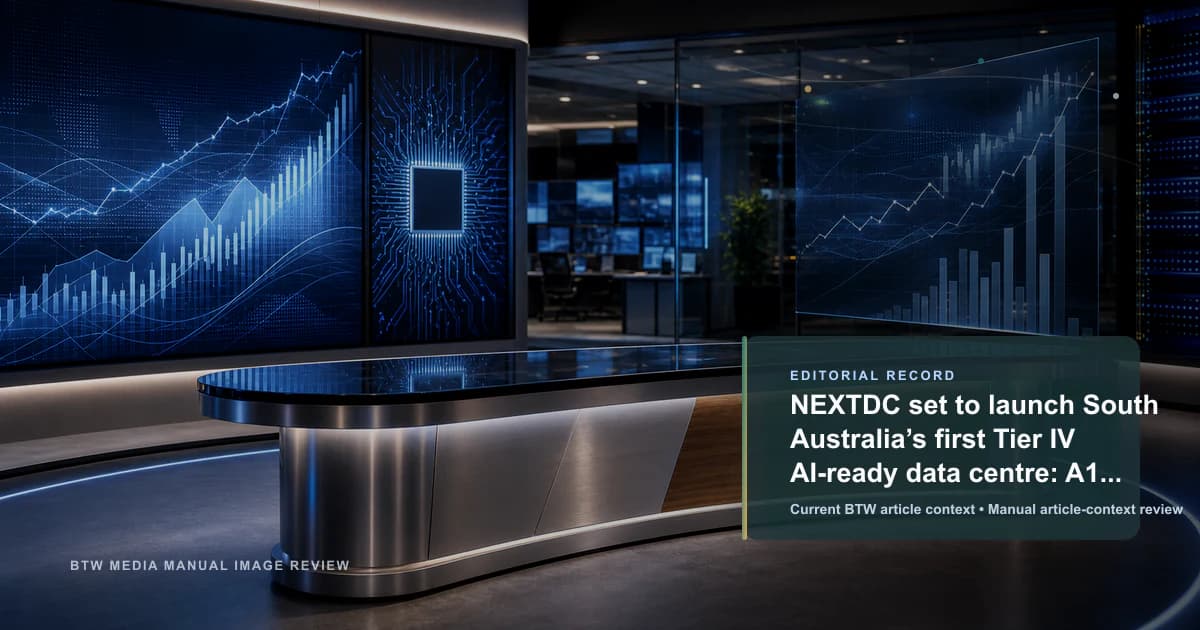 NEXTDC s'apprête à lancer le premier centre de données Tier IV prêt pour l'IA d'Australie-Méridionale: A1 Adelaide
