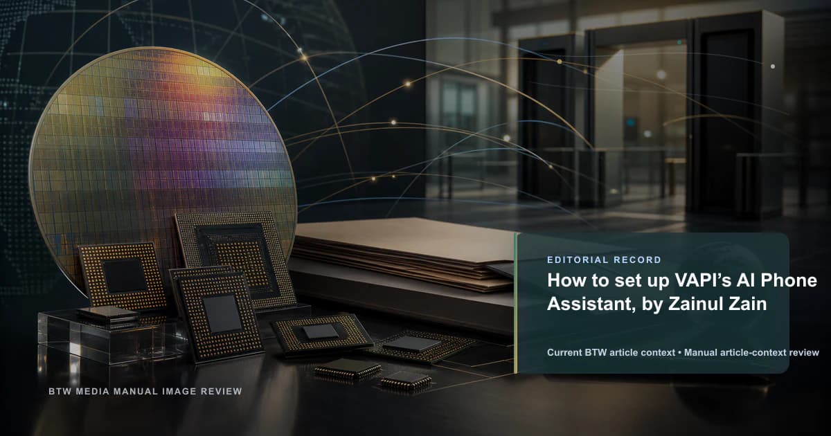 How to set up VAPI’s AI Phone Assistant, by Zainul Zain reviewed editorial briefing visual
