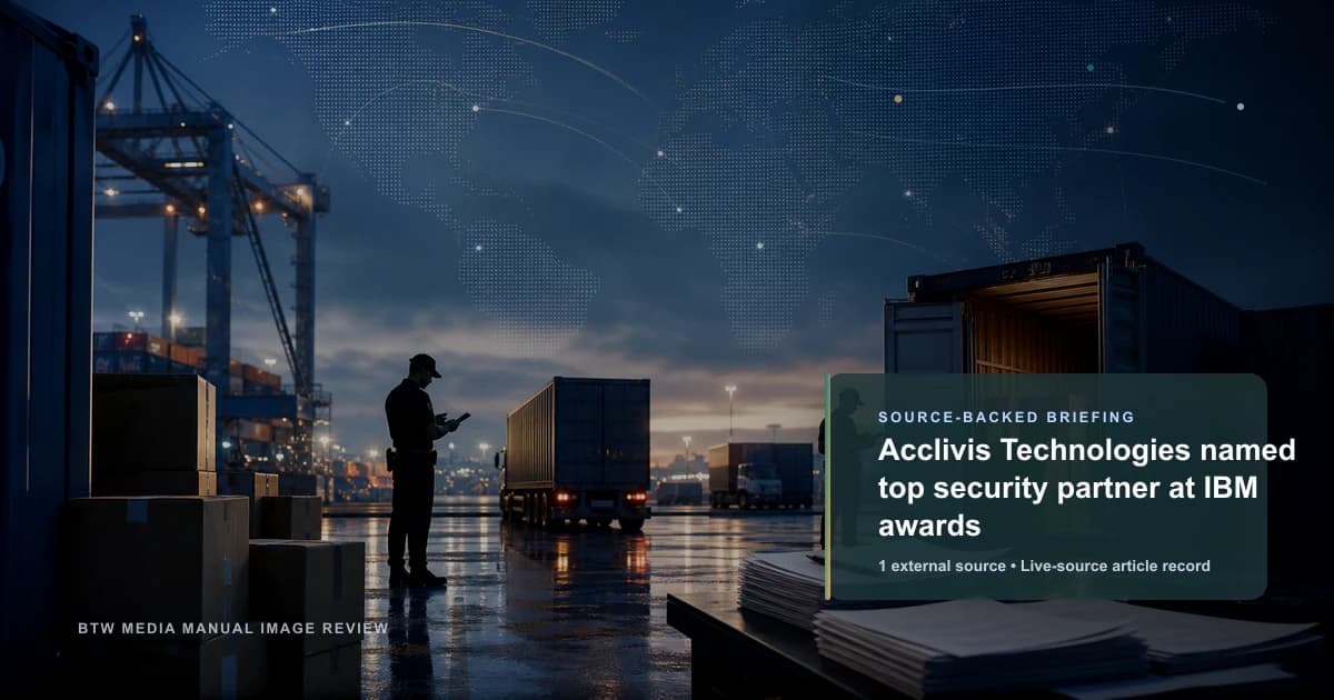 Acclivis Technologies nommé meilleur partenaire de sécurité aux prix IBM