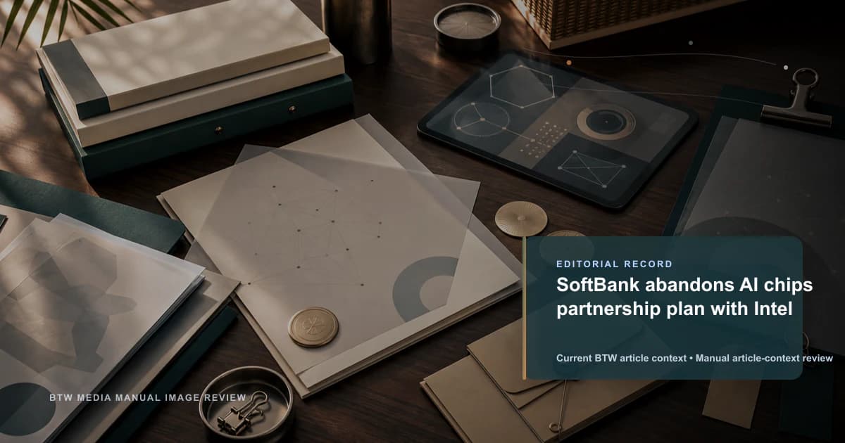 SoftBank abandonne son plan de partenariat sur les puces IA avec Intel