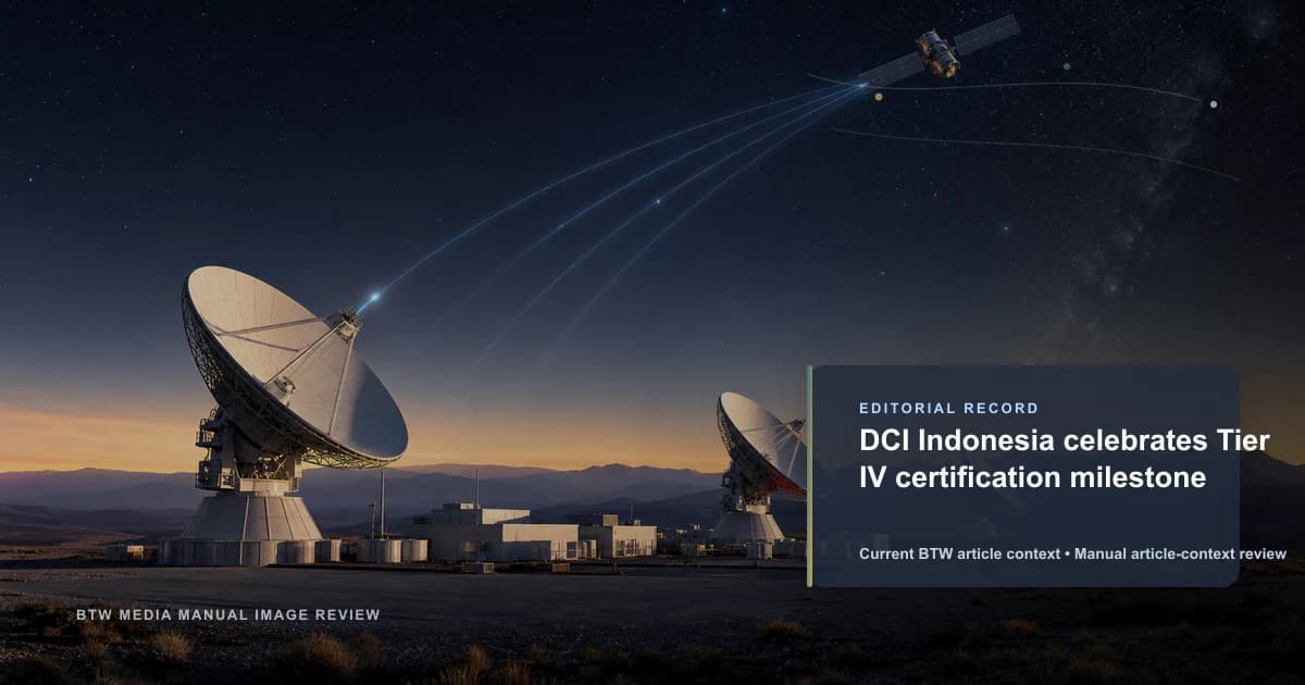 DCI Indonesia célèbre l'obtention de la certification Tier IV