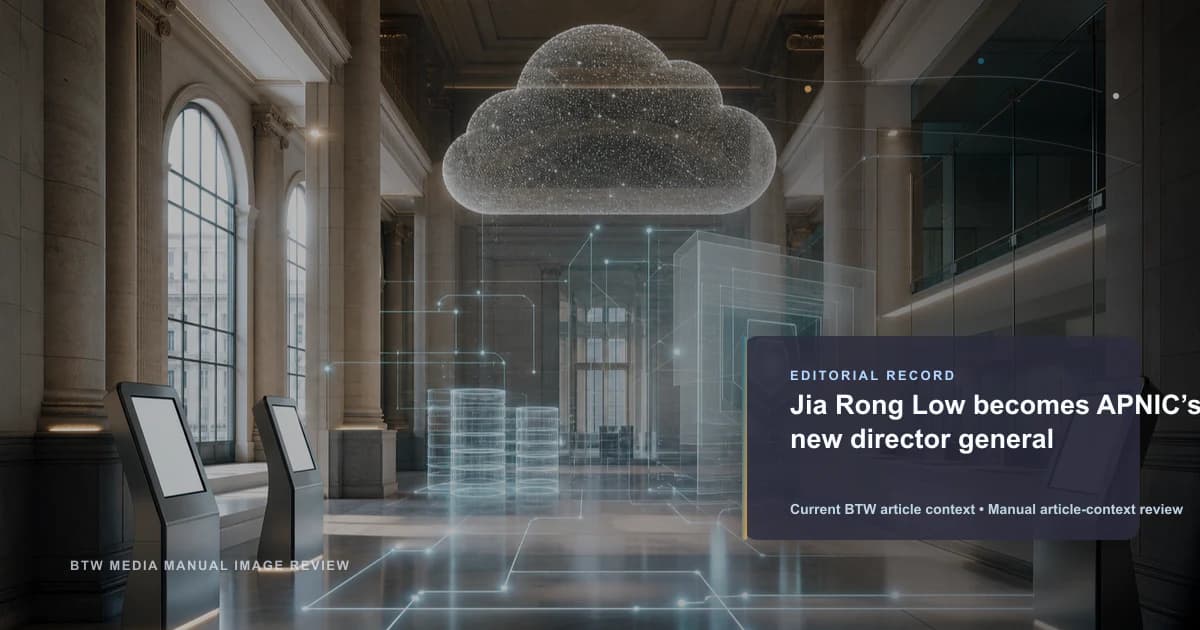 Jia Rong Low devient le nouveau directeur général de l'APNIC