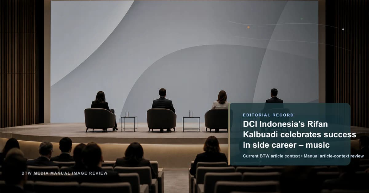 Rifan Kalbuadi de DCI Indonesia célèbre le succès de sa carrière musicale parallèle