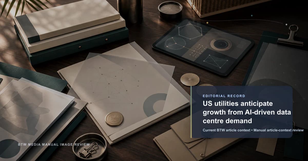 US utilities anticipate growth from AI-driven data centre demand reviewed editorial briefing visual