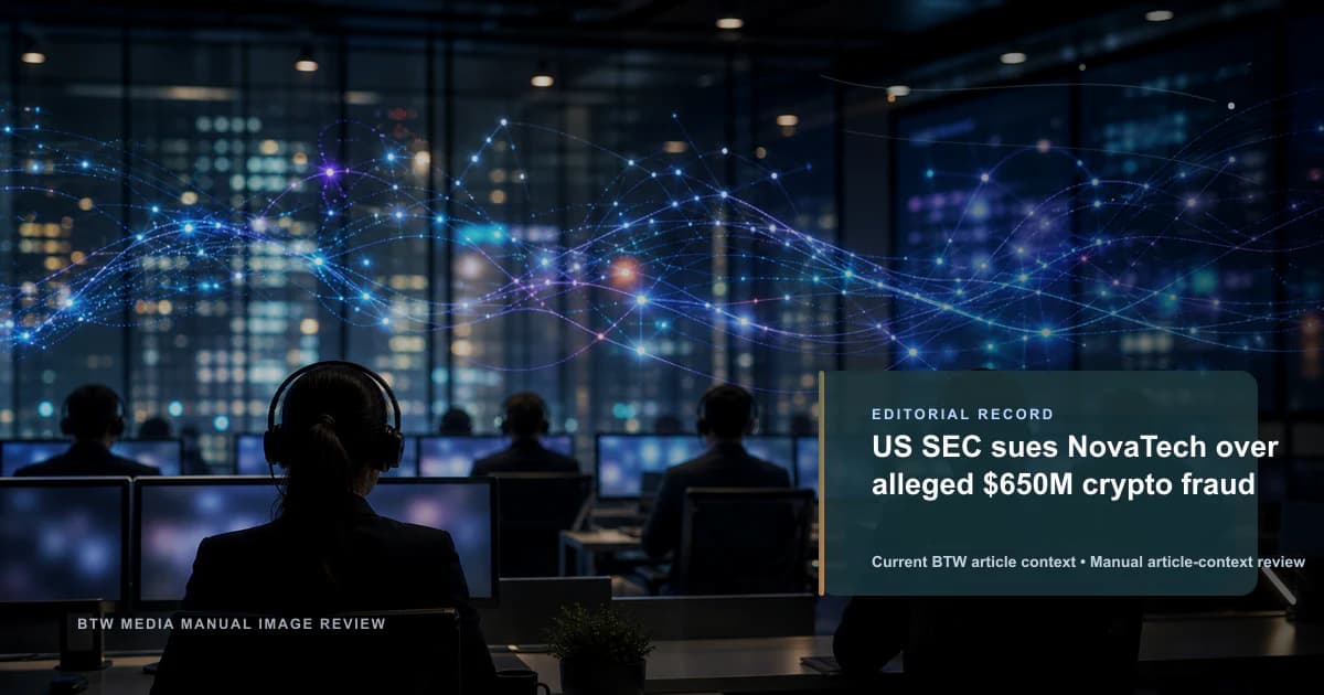 La SEC poursuit NovaTech pour fraude crypto de 650 M$