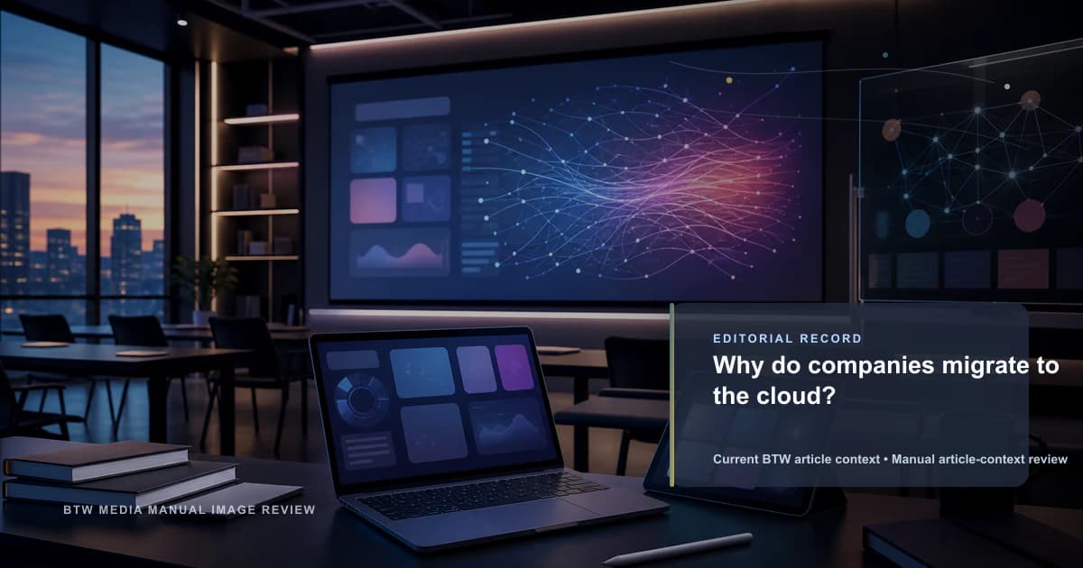Why do companies migrate to the cloud? reviewed editorial briefing visual