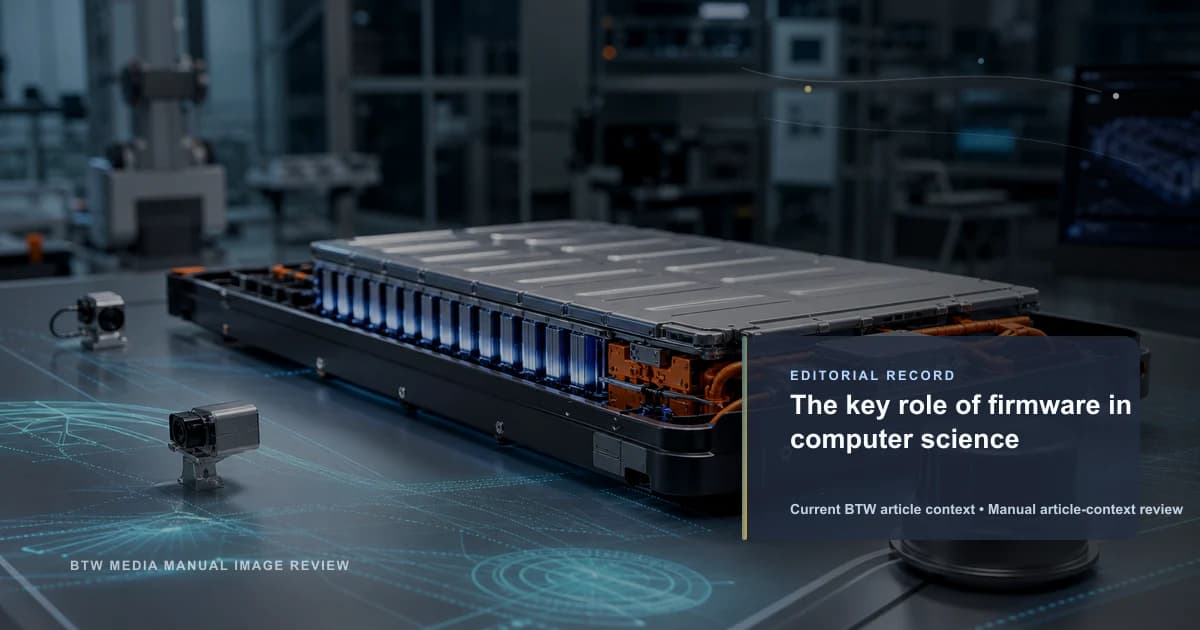 The key role of firmware in computer science reviewed editorial briefing visual