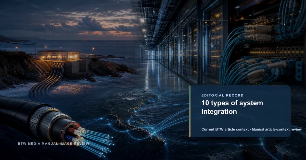 10 types of system integration reviewed editorial briefing visual