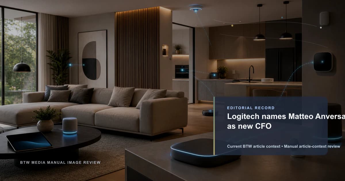 Logitech names Matteo Anversa as new CFO reviewed editorial briefing visual