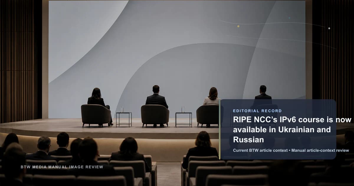 El curso IPv6 de RIPE NCC ya está disponible en ucraniano y ruso