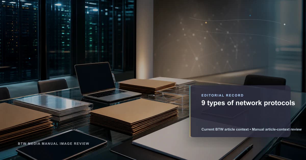 9 types of network protocols reviewed editorial briefing visual