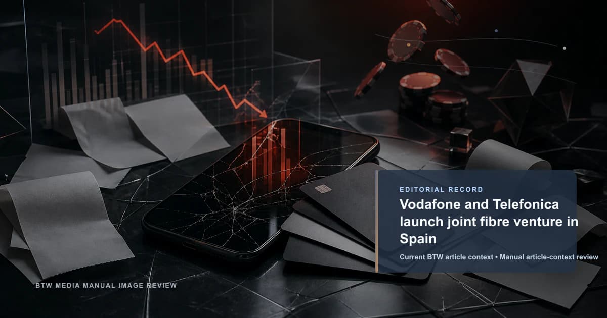 Vodafone y Telefonica lanzan una empresa conjunta de fibra en España
