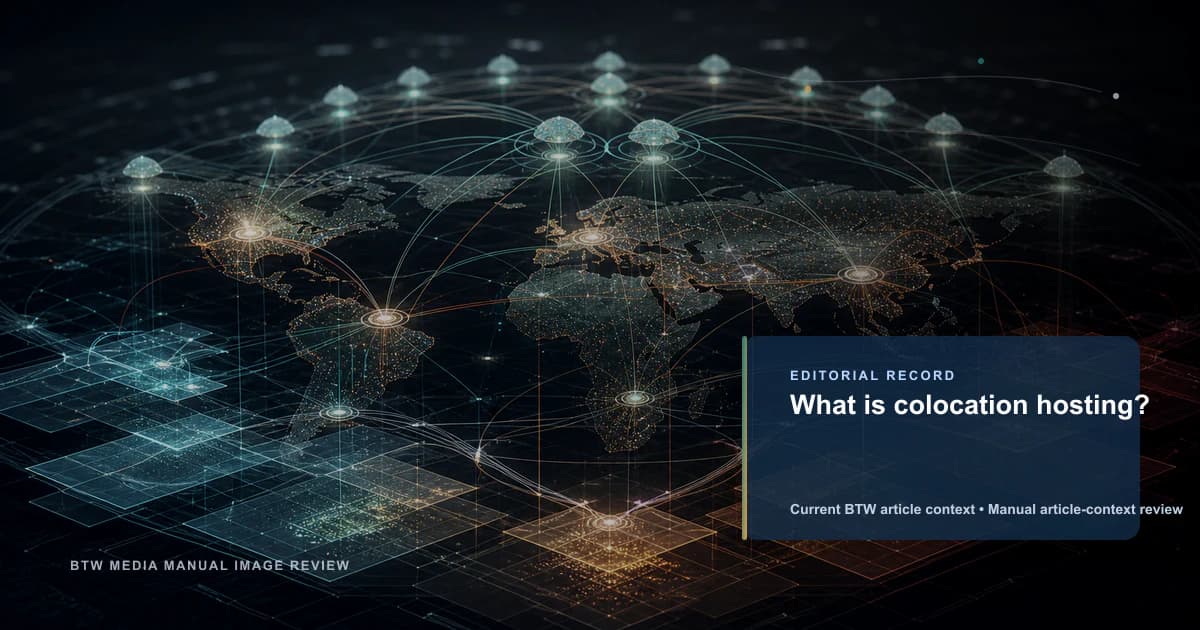 ¿Qué es el colocation hosting?