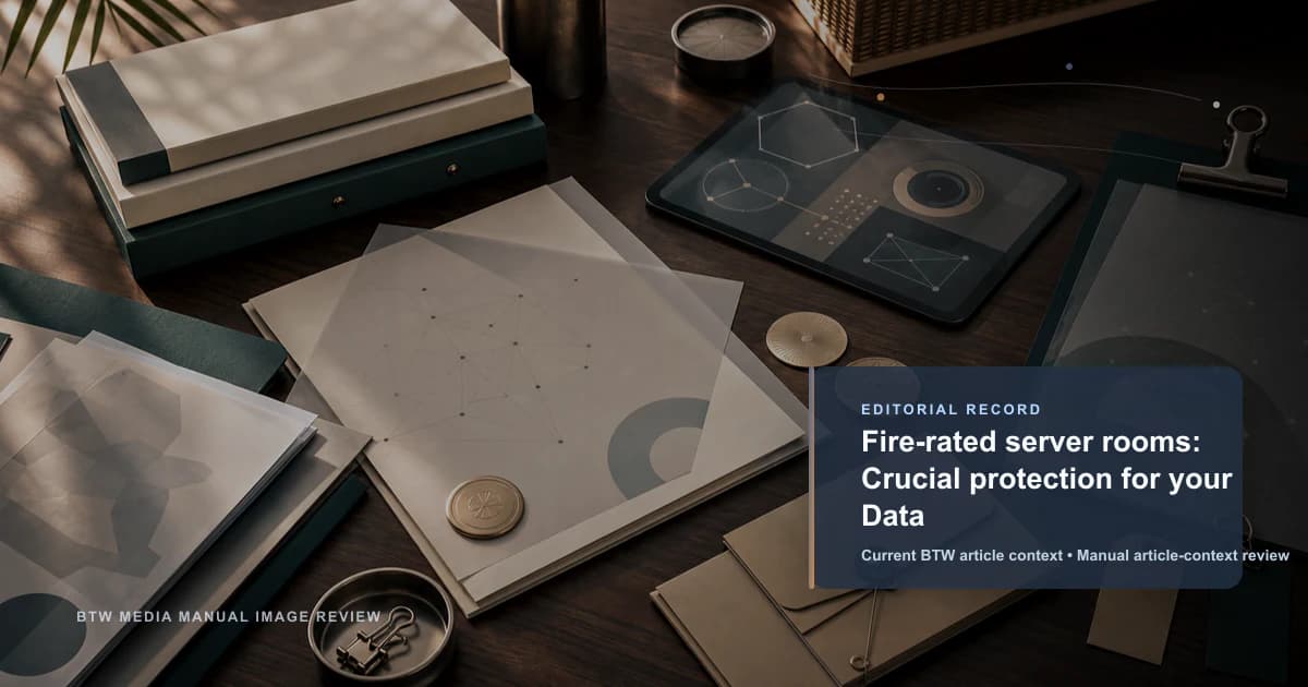 Fire-rated server rooms: Crucial protection for your Data reviewed editorial briefing visual