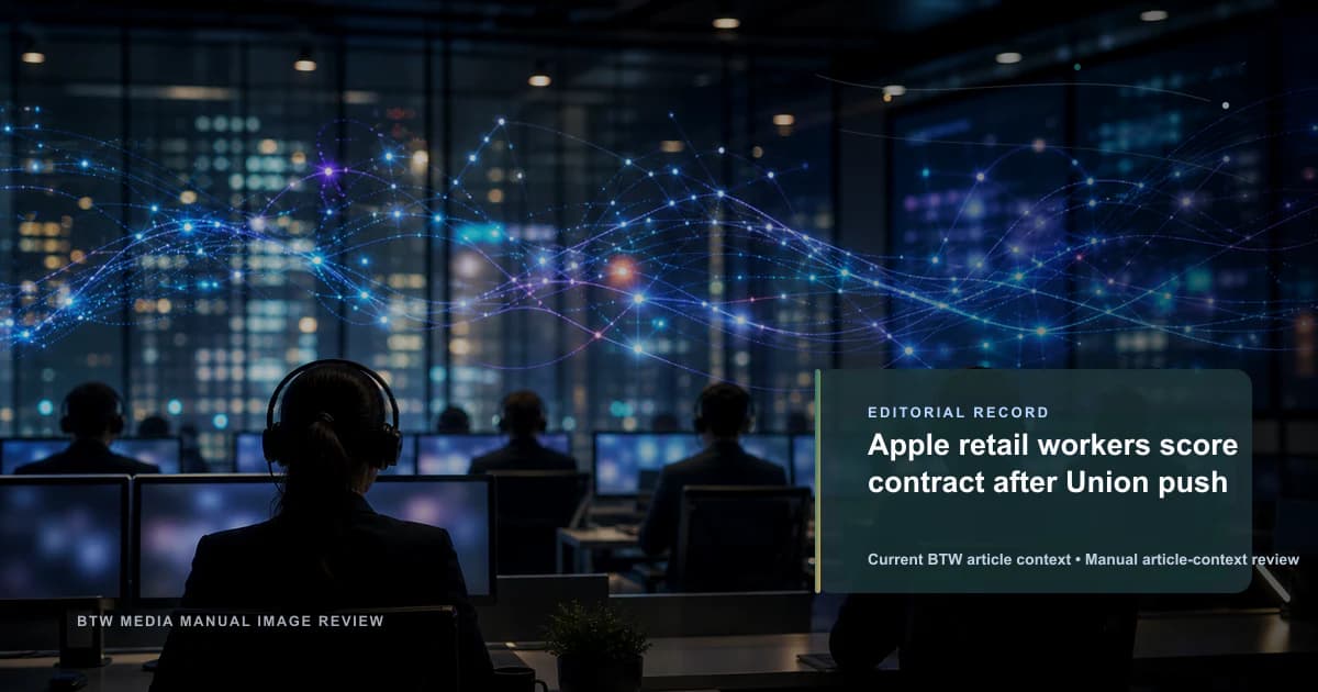 アップル従業員が組合契約を獲得