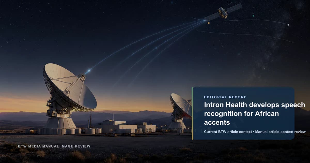 Intron Health がアフリカのアクセント向け音声認識を開発