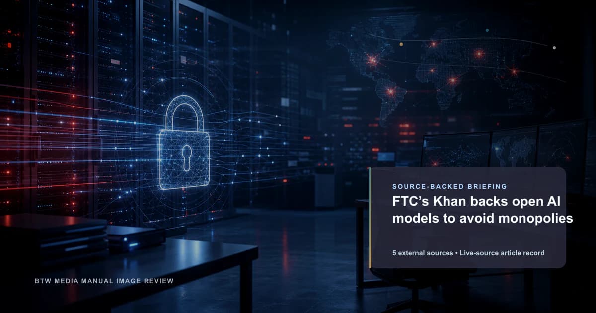 Lina Khan, de la FTC, apoya los modelos de IA abiertos para evitar monopolios