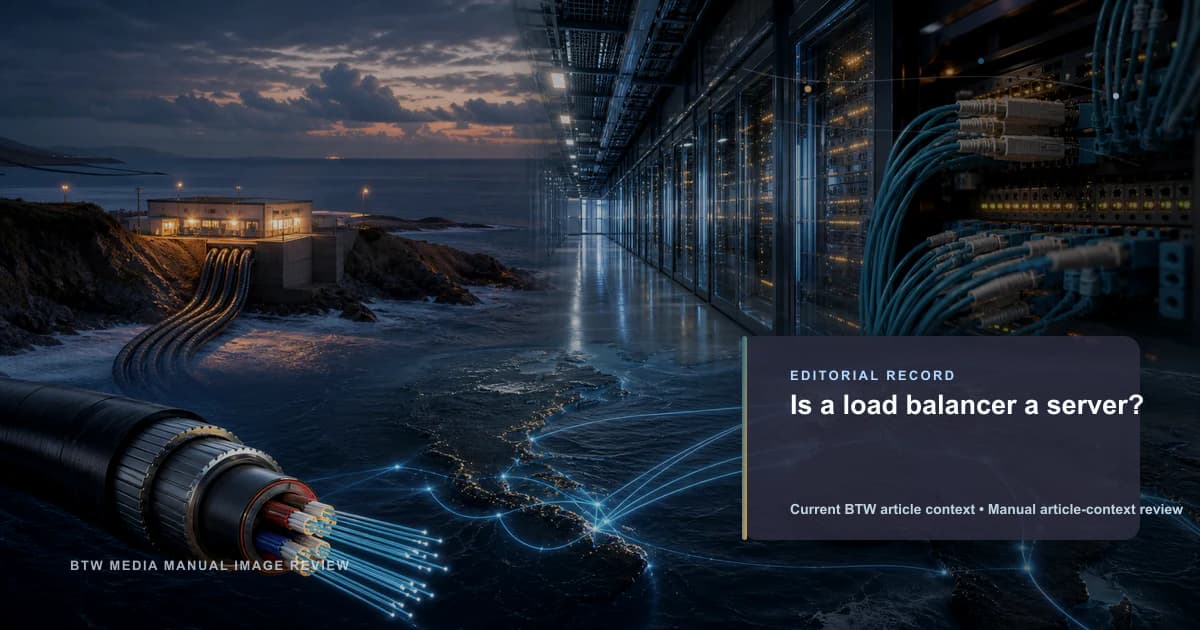 Is a load balancer a server? reviewed editorial briefing visual