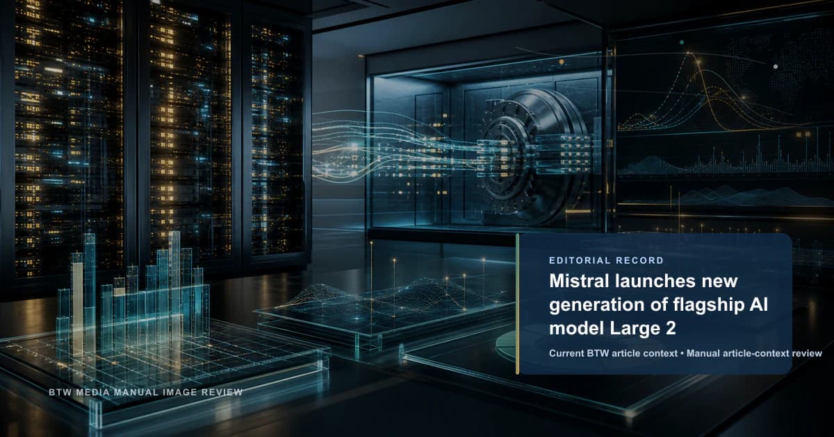 Mistral、主力 AI モデル「Large 2」の新世代を発表