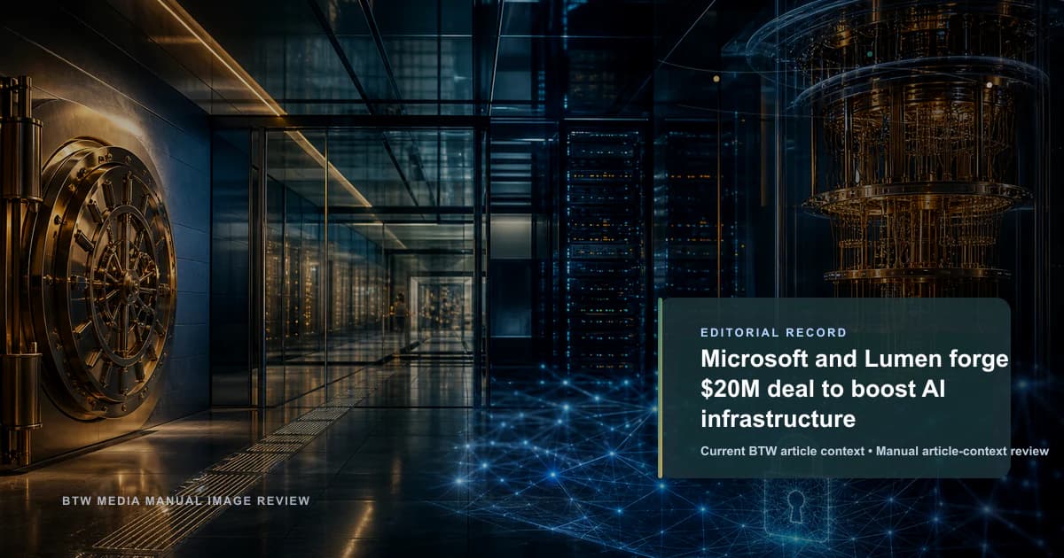 Microsoft と Lumen、AI インフラ強化で 2000 万ドル契約を締結