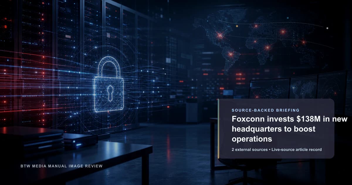 Foxconn invierte 138 millones de dólares en una nueva sede para impulsar sus operaciones