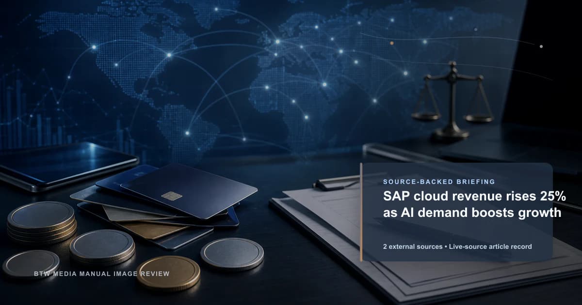 Ingresos en la nube de SAP crecen un 25% por la demanda de IA