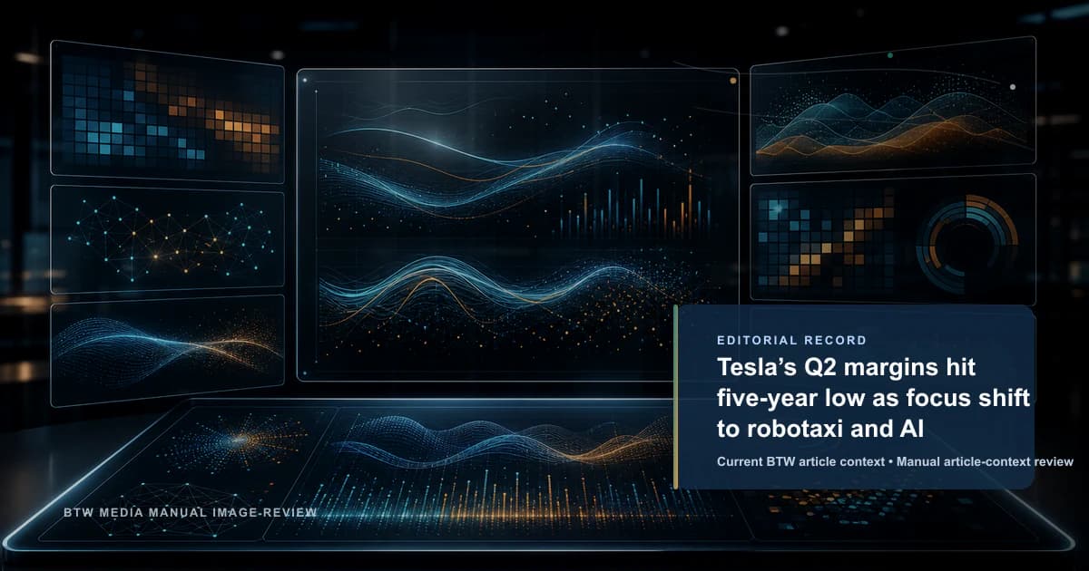 Los márgenes de Tesla en Q2 caen a mínimo de cinco años al centrarse en robotaxi e IA